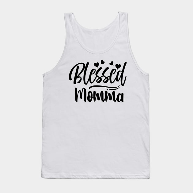 Blessed MOMMA Tank Top by família